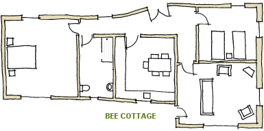 Bee Cottage Floor Plan